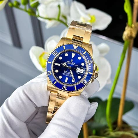 rolex nero blu|rolex submariner gold watch.